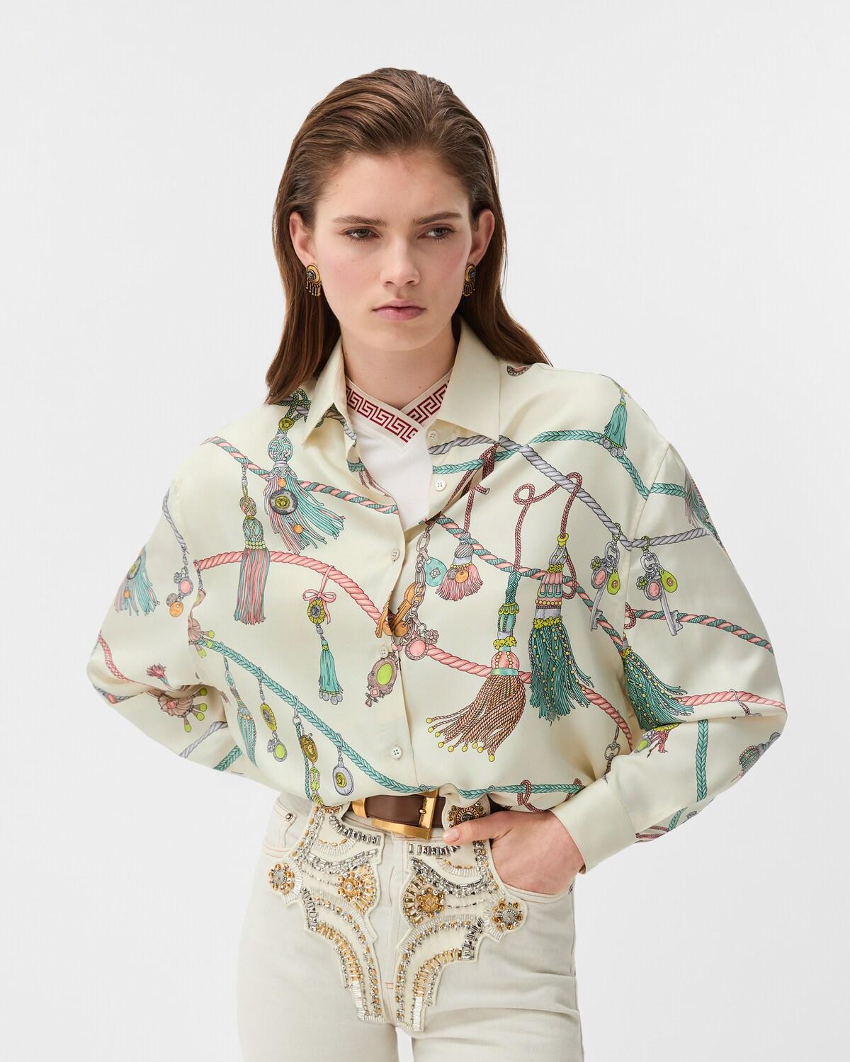 Printed Silk Twill Shirt - Image 2
