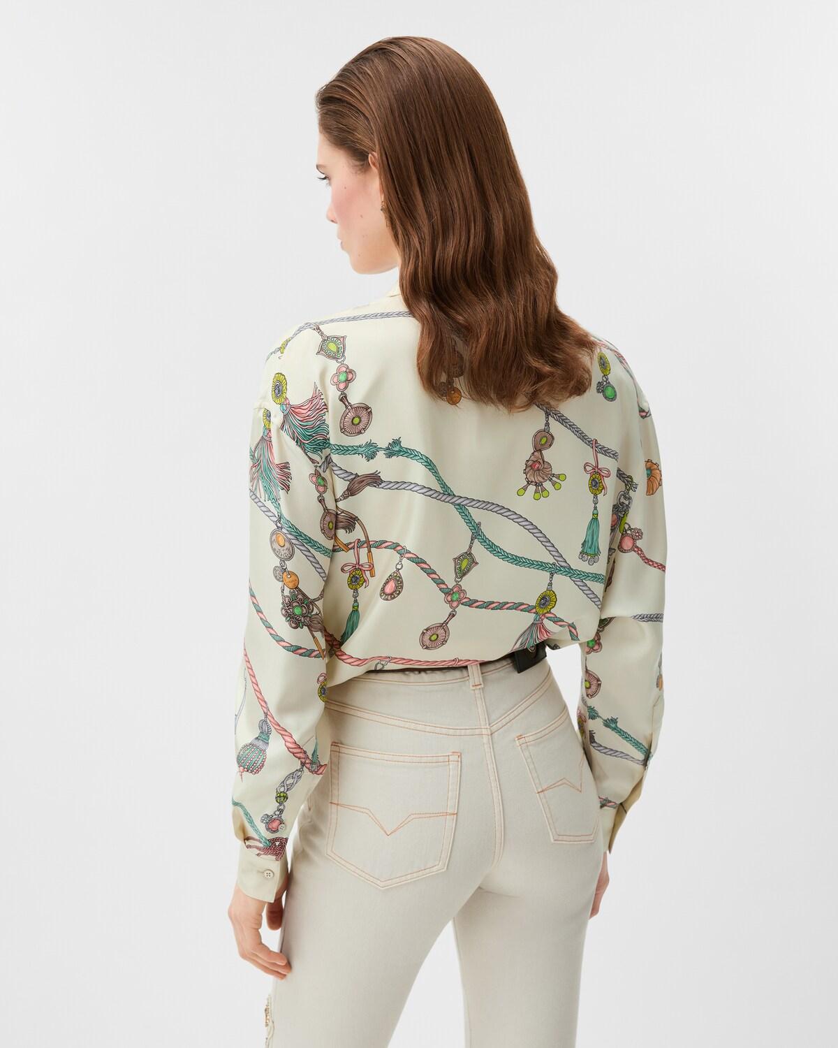 Printed Silk Twill Shirt - Image 3