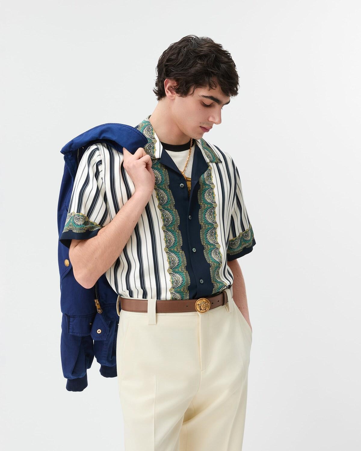 Printed Cr??pe De Chine Silk Shirt - Image 2