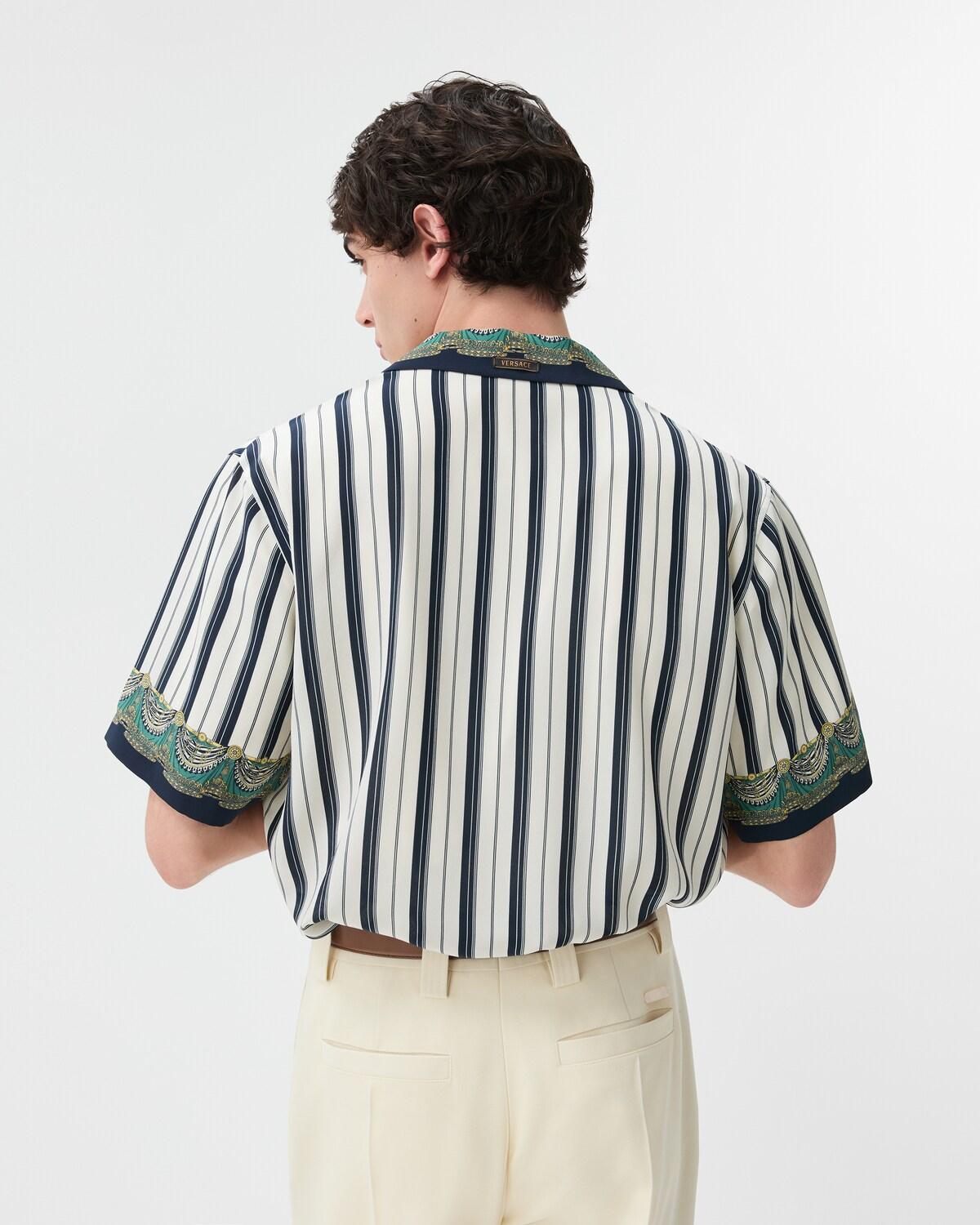 Printed Cr??pe De Chine Silk Shirt - Image 3
