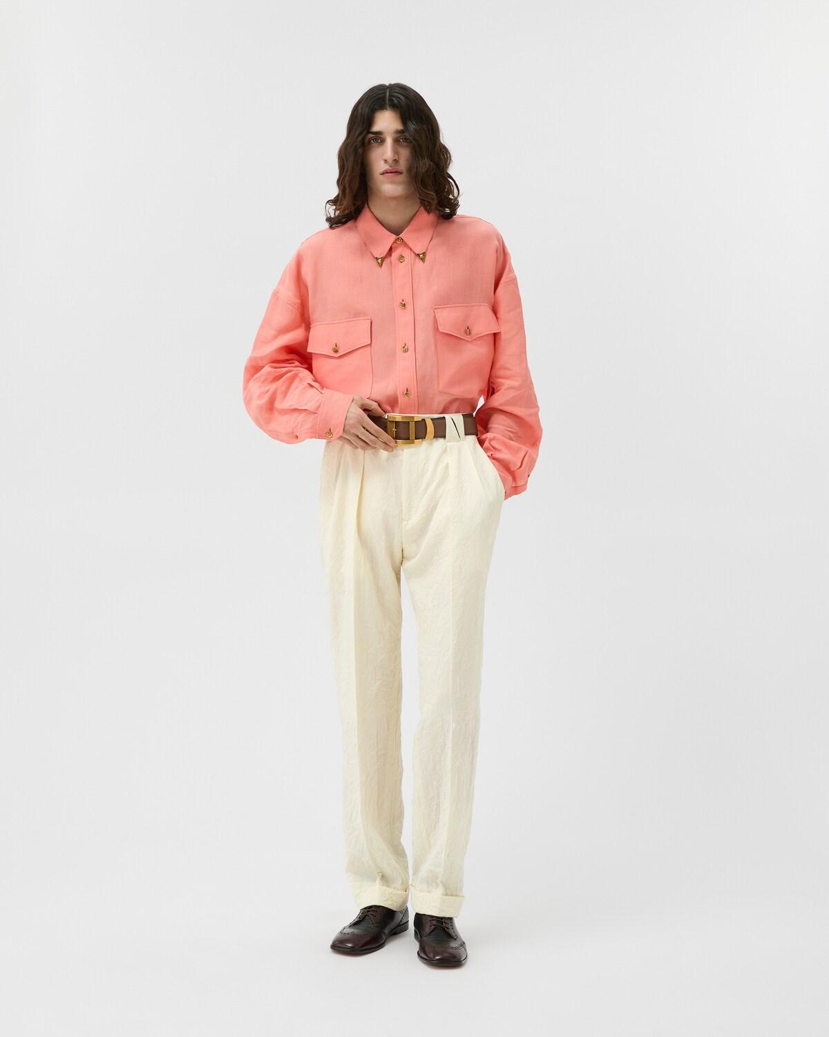 Wool Creased Formal Pants - Image 2