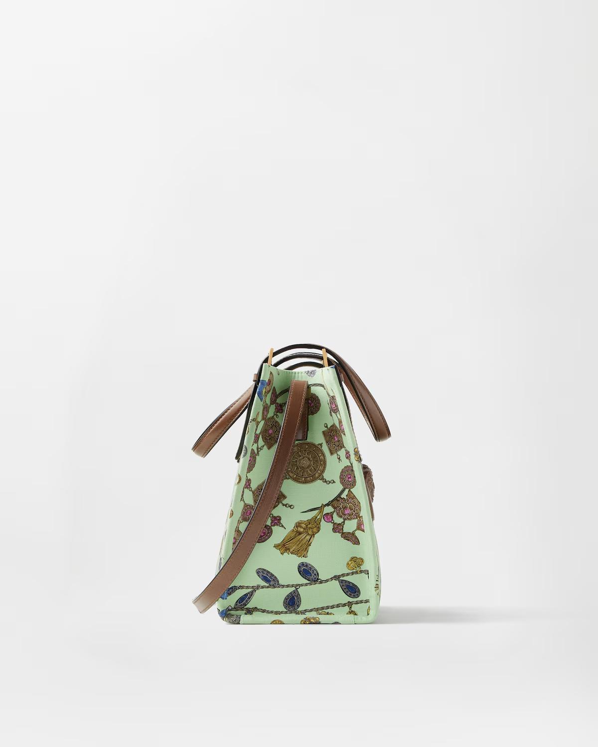 Rivi??re Printed Canvas Tote - Image 3