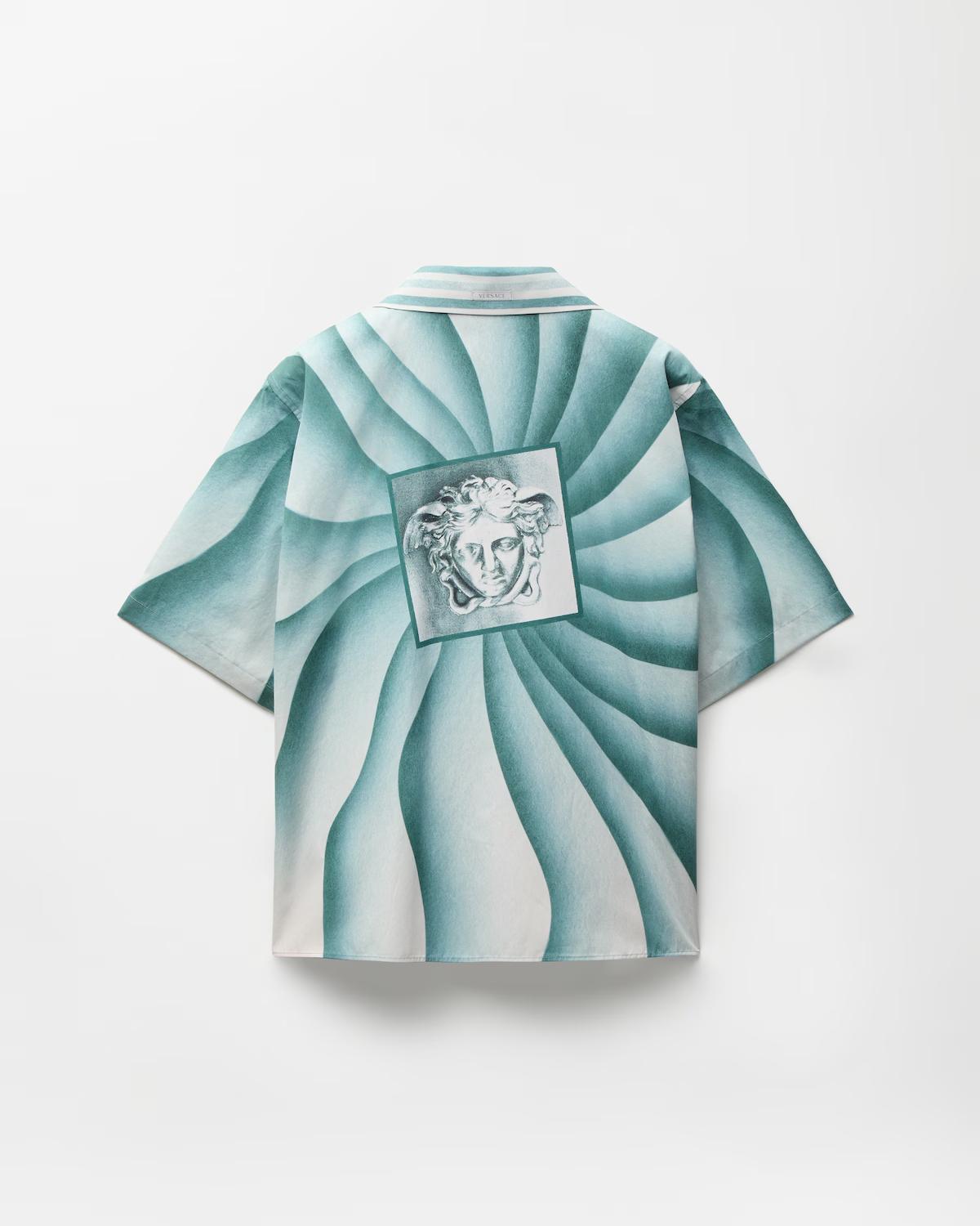 Printed Cotton-Poplin Shirt - Image 3