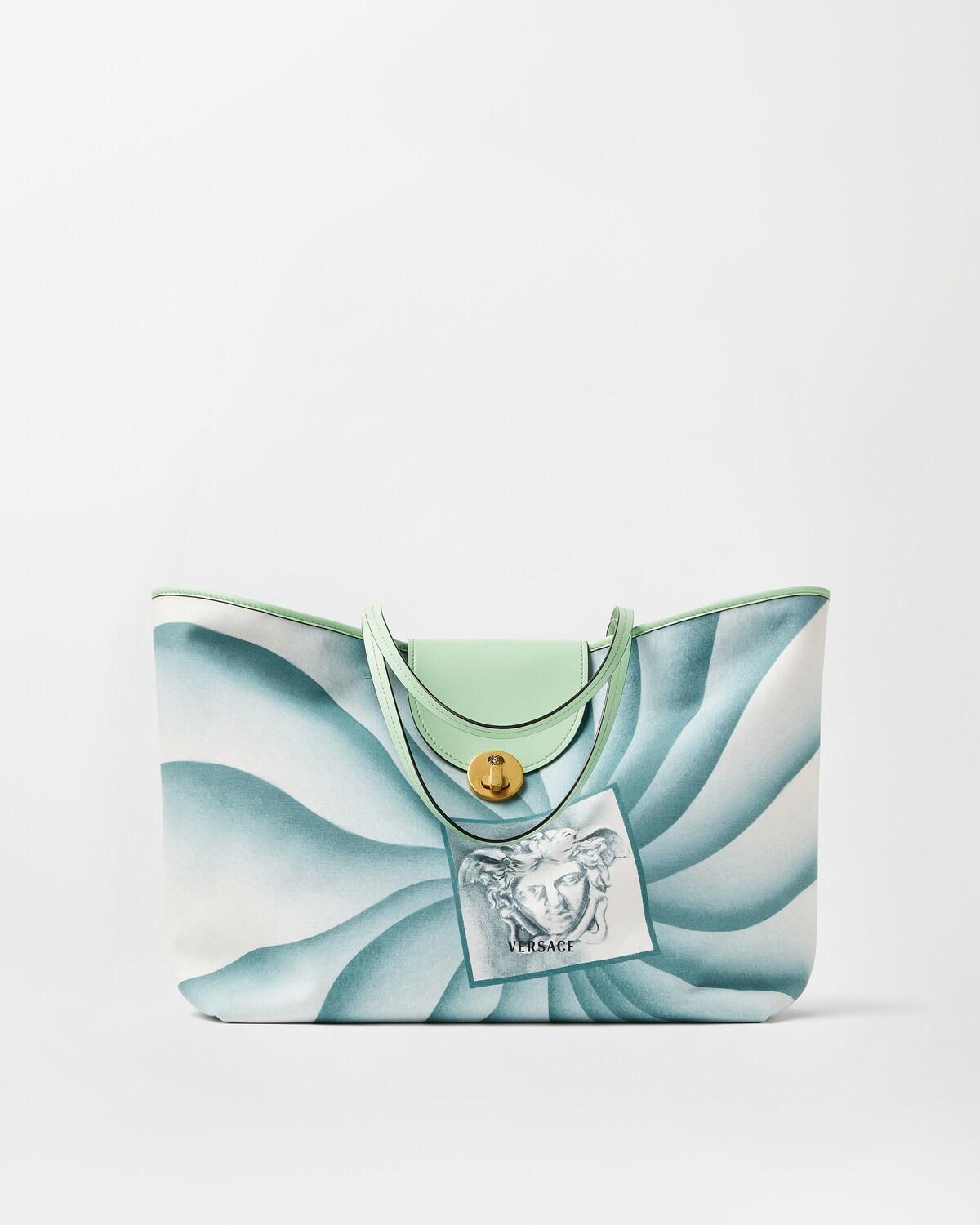 Vivian Printed Large Canvas Tote