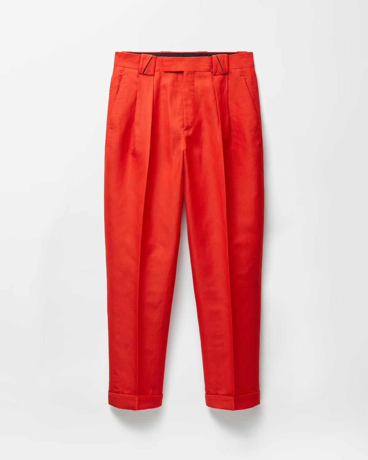 Wool-Linen Formal Pants
