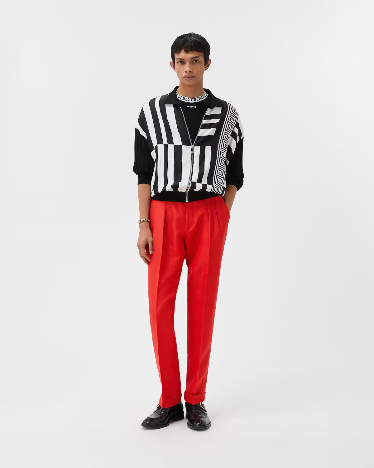 Wool-Linen Formal Pants - Image 2