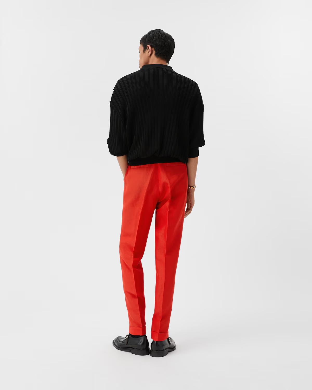 Wool-Linen Formal Pants - Image 3
