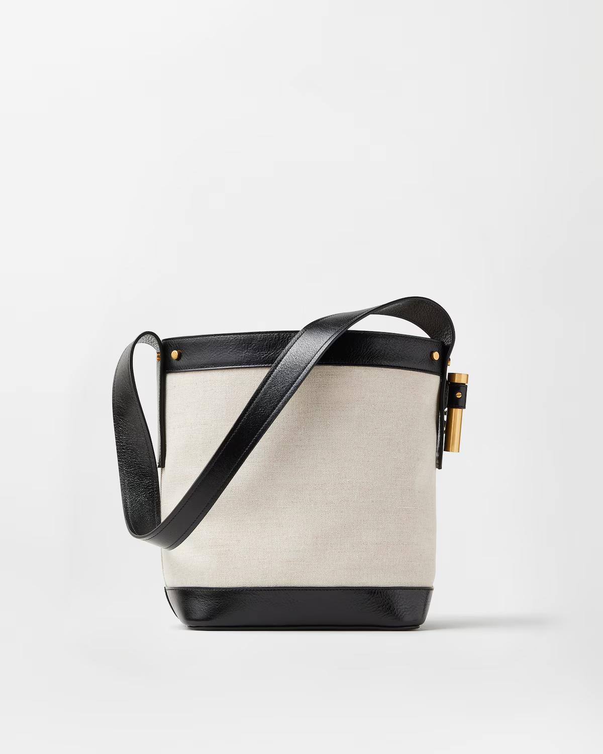 Pivot Small Canvas Bucket Bag - Image 6
