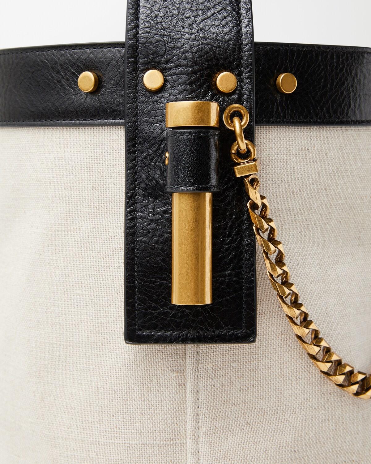 Pivot Small Canvas Bucket Bag - Image 8