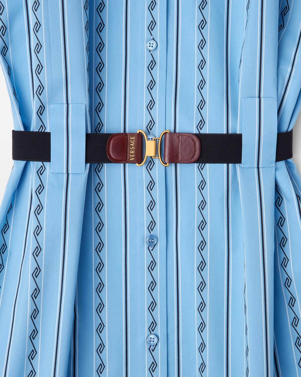 Jacquard Cotton-Silk Mini Dress - Image 4