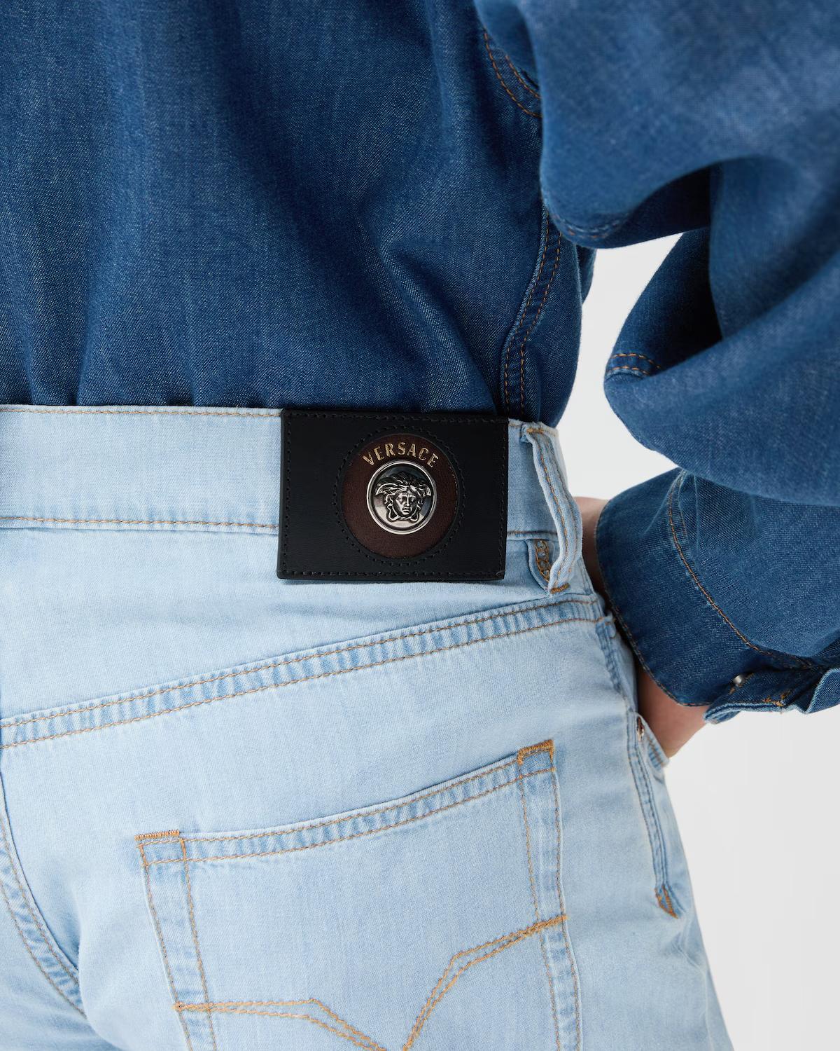 Chambray Denim Shorts - Image 5