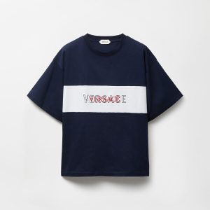 Intarsia Cotton-Jersey Regular T-shirt