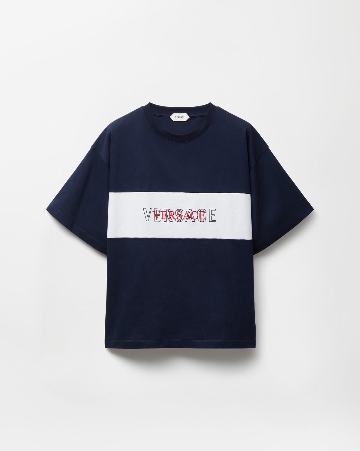 Intarsia Cotton-Jersey Regular T-shirt