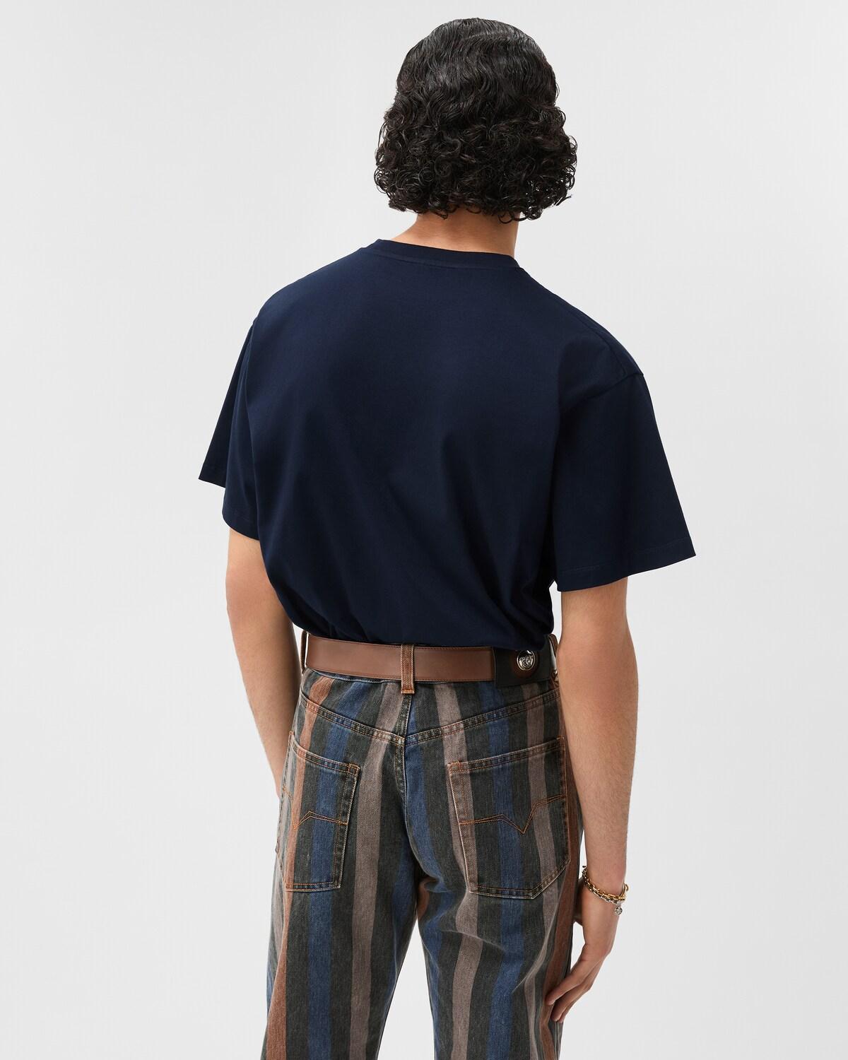 Intarsia Cotton-Jersey Regular T-shirt - Image 3