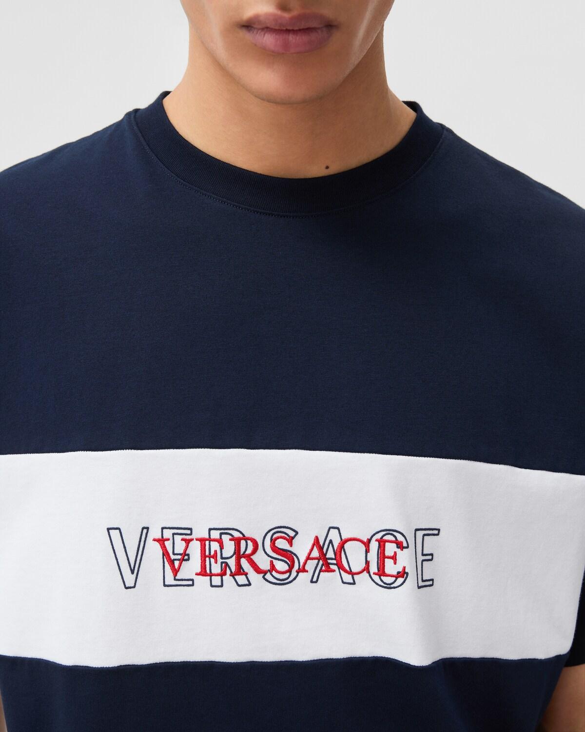 Intarsia Cotton-Jersey Regular T-shirt - Image 5