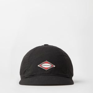 Embroidered Canvas Cycling Cap