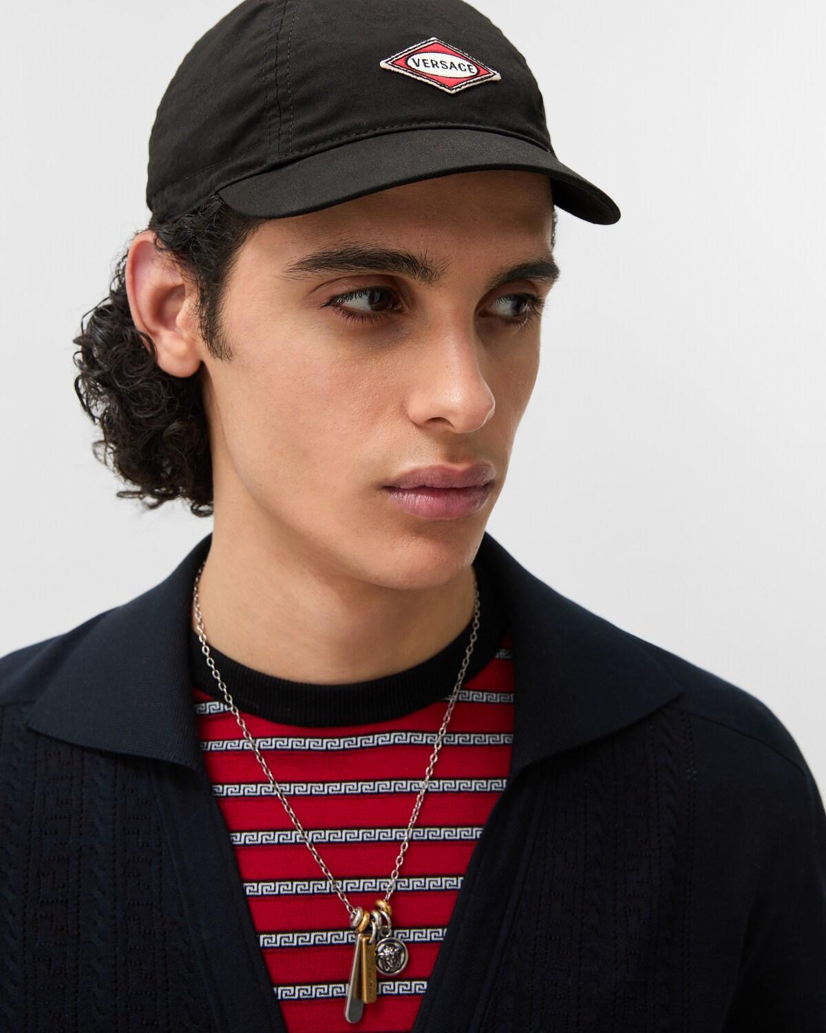 Embroidered Canvas Cycling Cap - Image 2