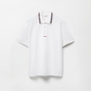 Embroidered-Logo Cotton Piqu?? Polo