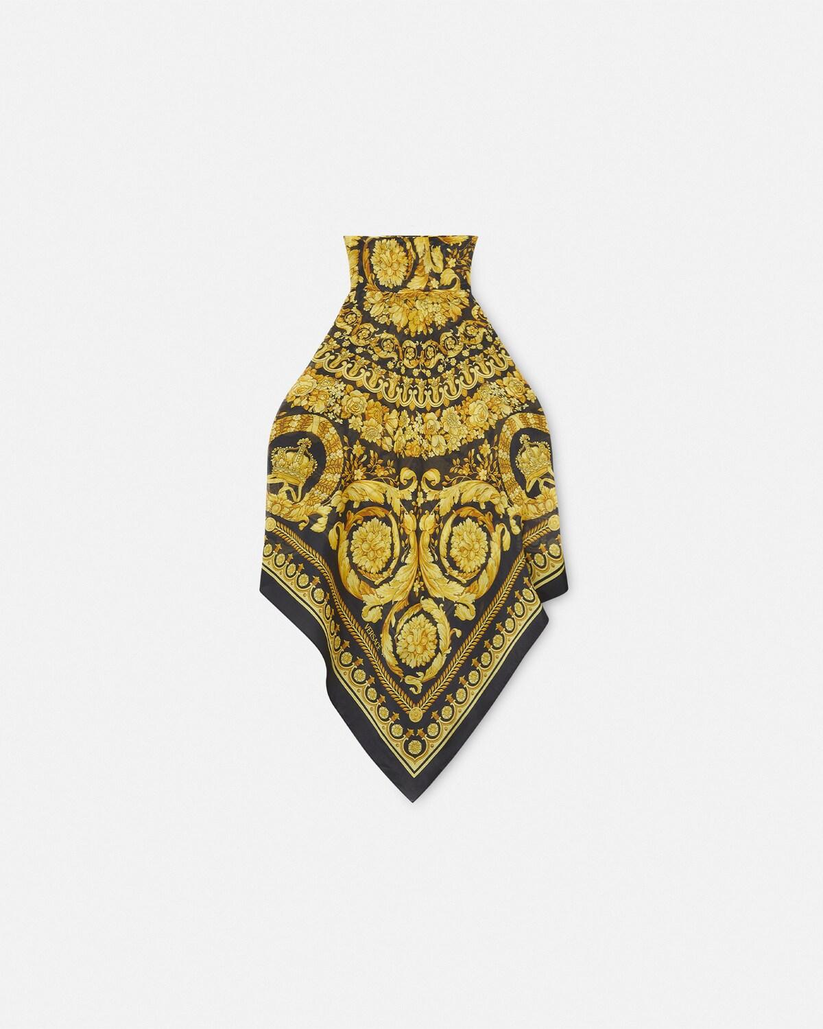 Printed Cover-Up Foulard Top