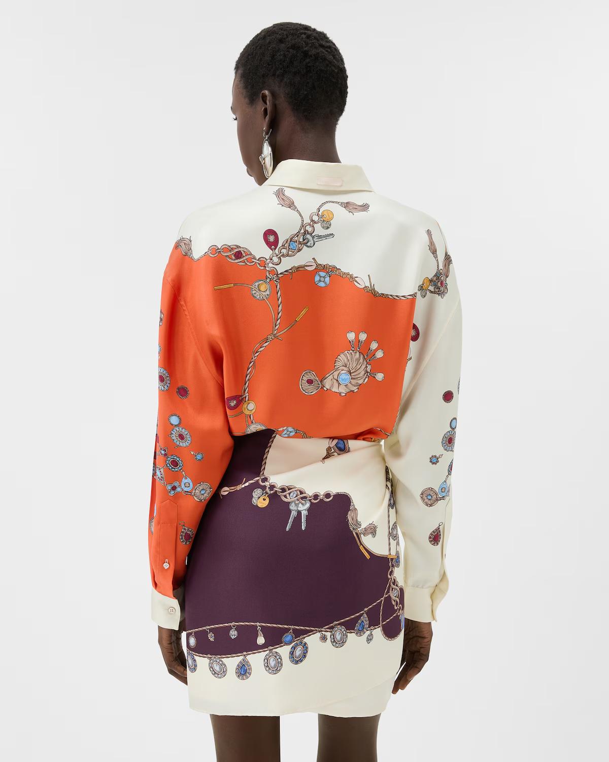 Printed Silk Twill Shirt - Image 3