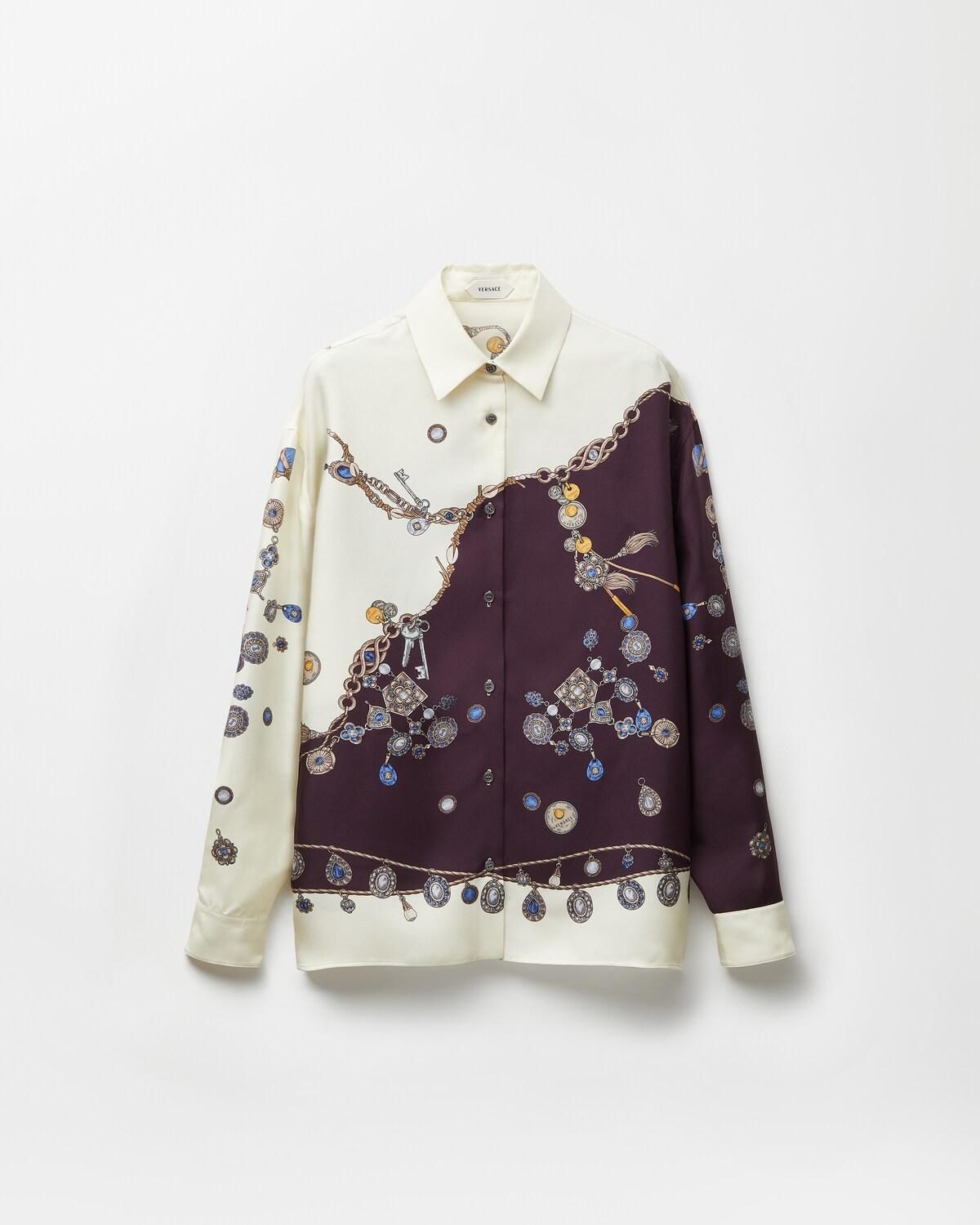 Printed Silk Twill Shirt