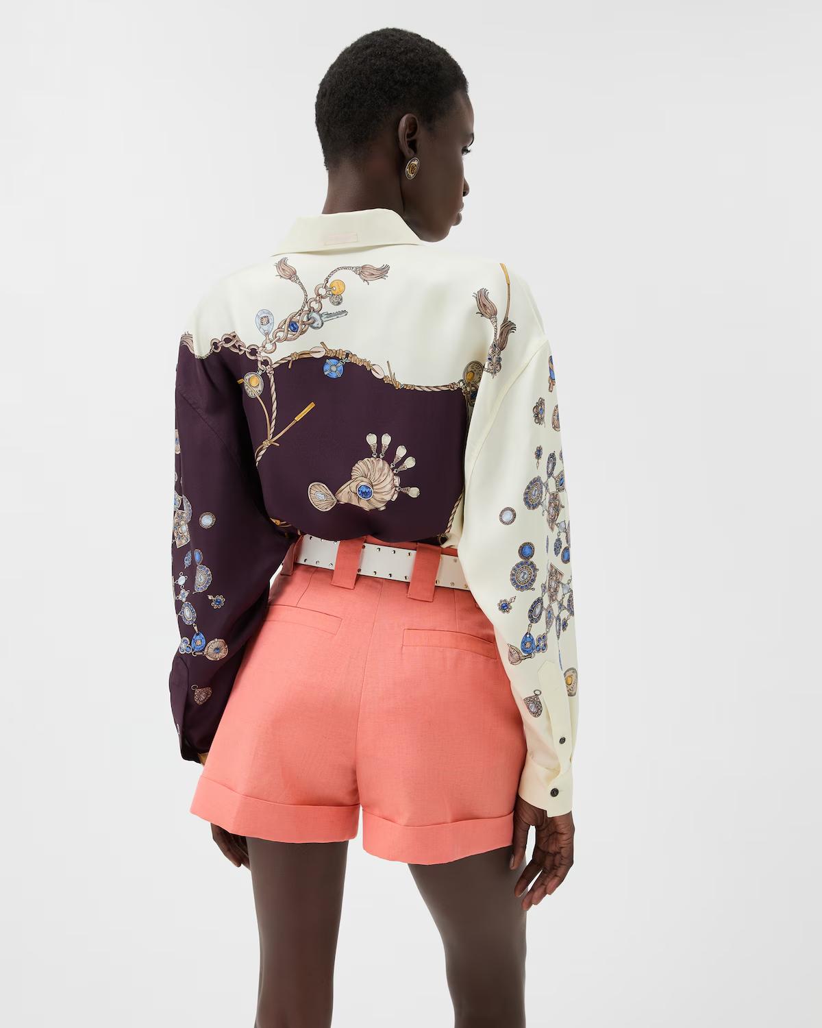 Printed Silk Twill Shirt - Image 3