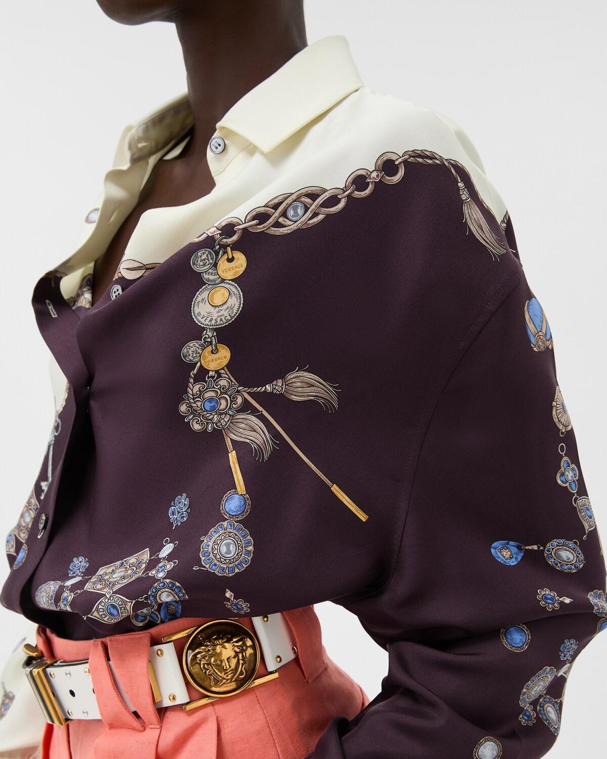 Printed Silk Twill Shirt - Image 5