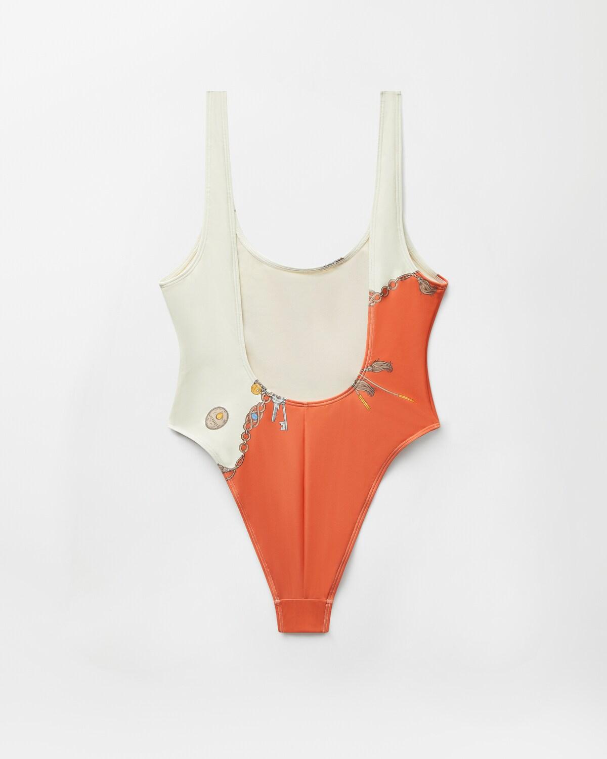 Printed One-Piece Swimsuit - Image 4