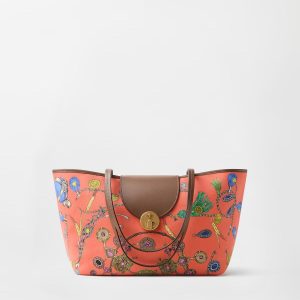 Vivian Printed Small Canvas Tote