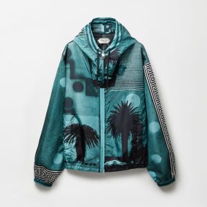 Printed Nylon Windbreaker