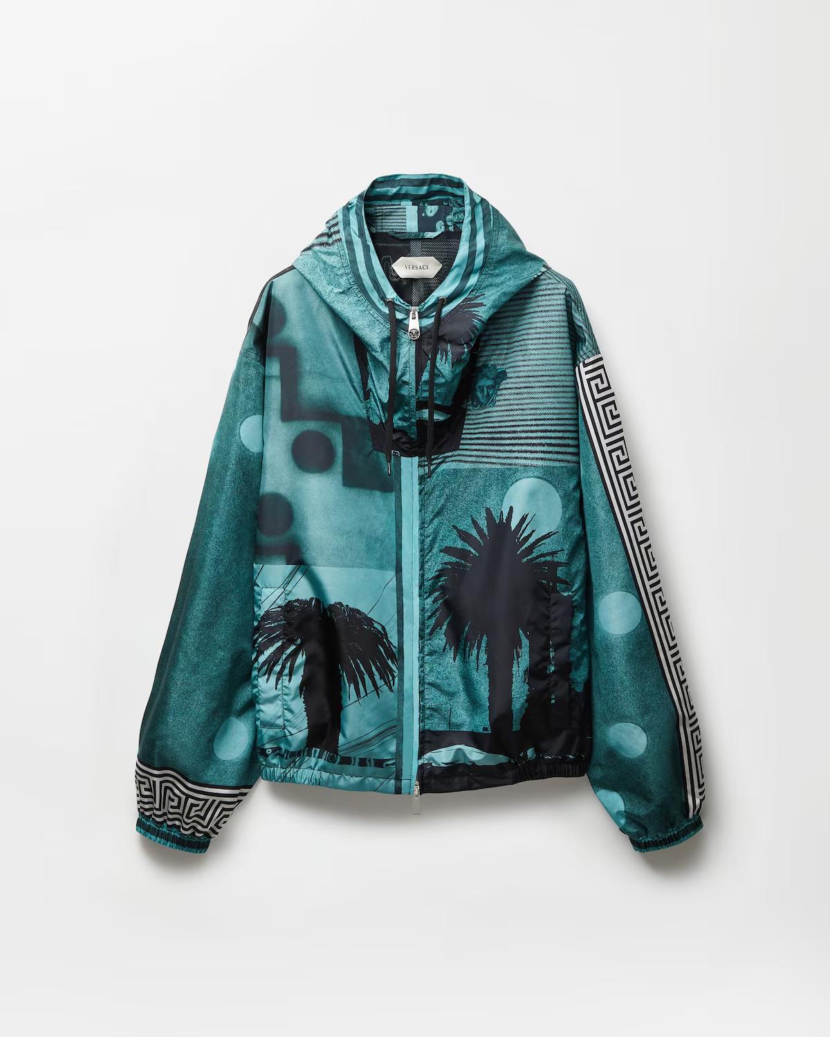 Printed Nylon Windbreaker