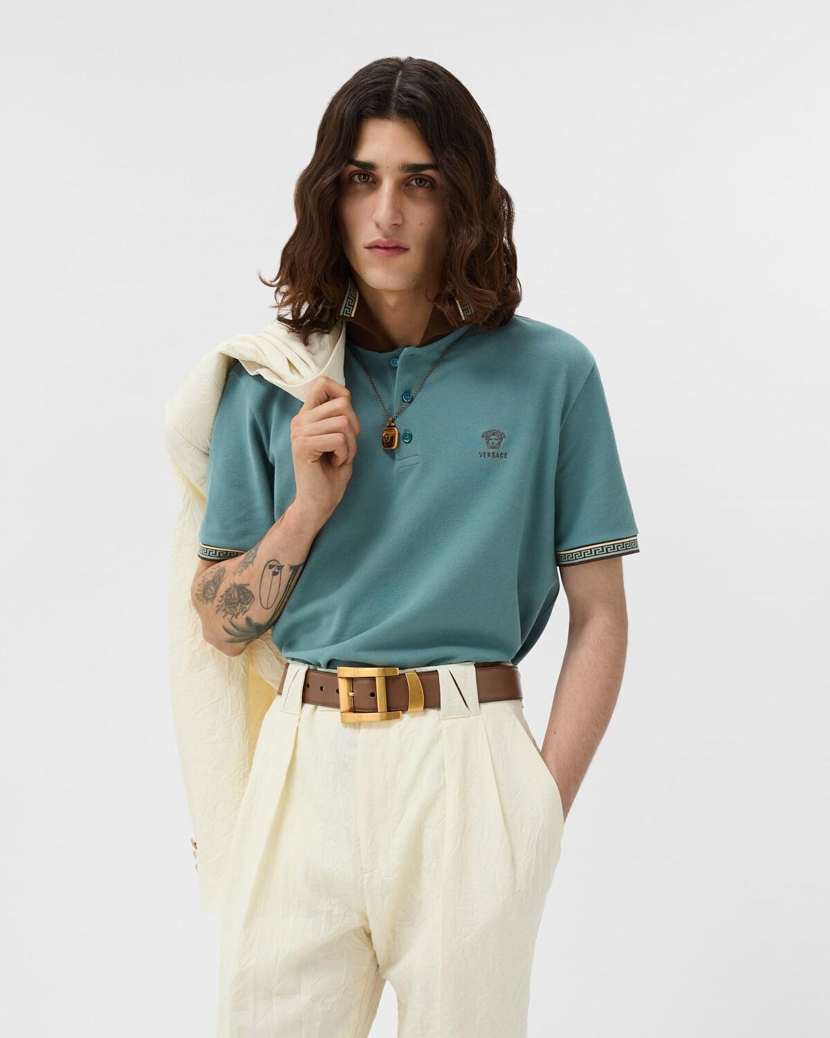 Embroidered-Logo Cotton Piqu?? Polo - Image 2