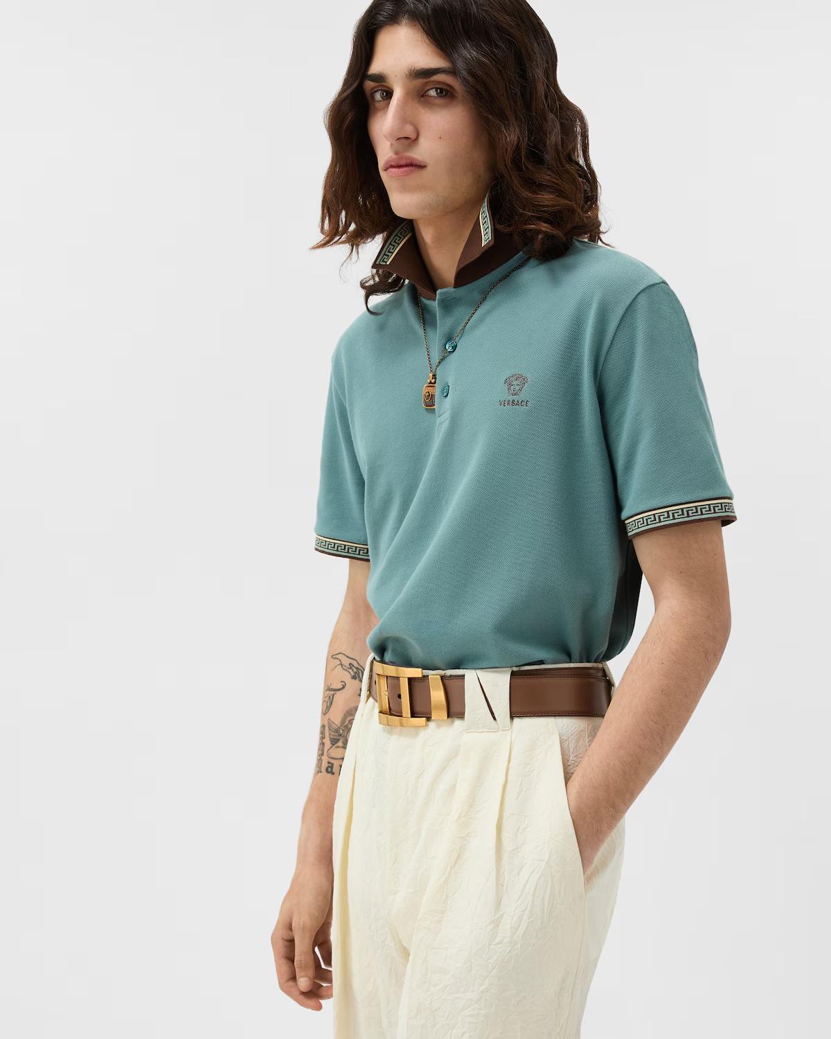 Embroidered-Logo Cotton Piqu?? Polo - Image 4