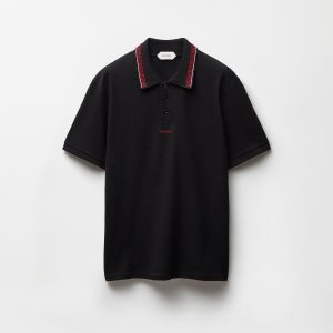 Embroidered-Logo Cotton Piqu?? Polo