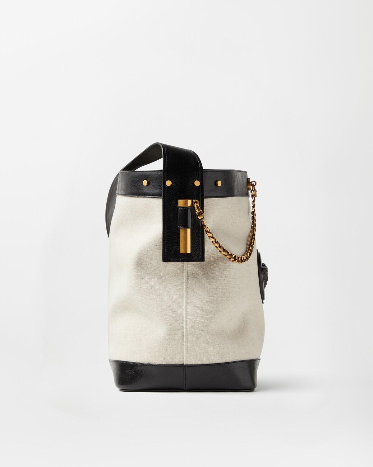 Pivot Large Canvas Bucket Bag - Image 3