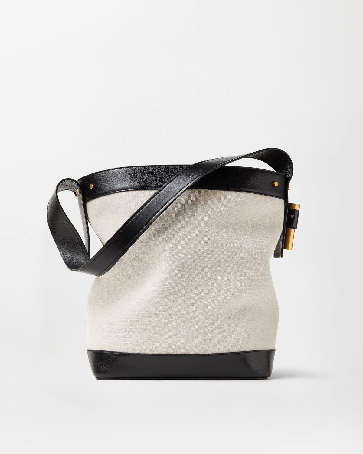 Pivot Large Canvas Bucket Bag - Image 6