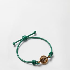 Medusa Leather Bracelet