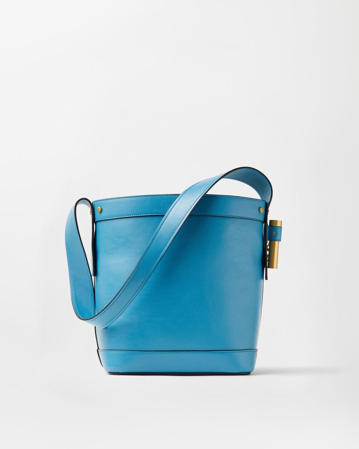Pivot Small Leather Bucket Bag - Image 6