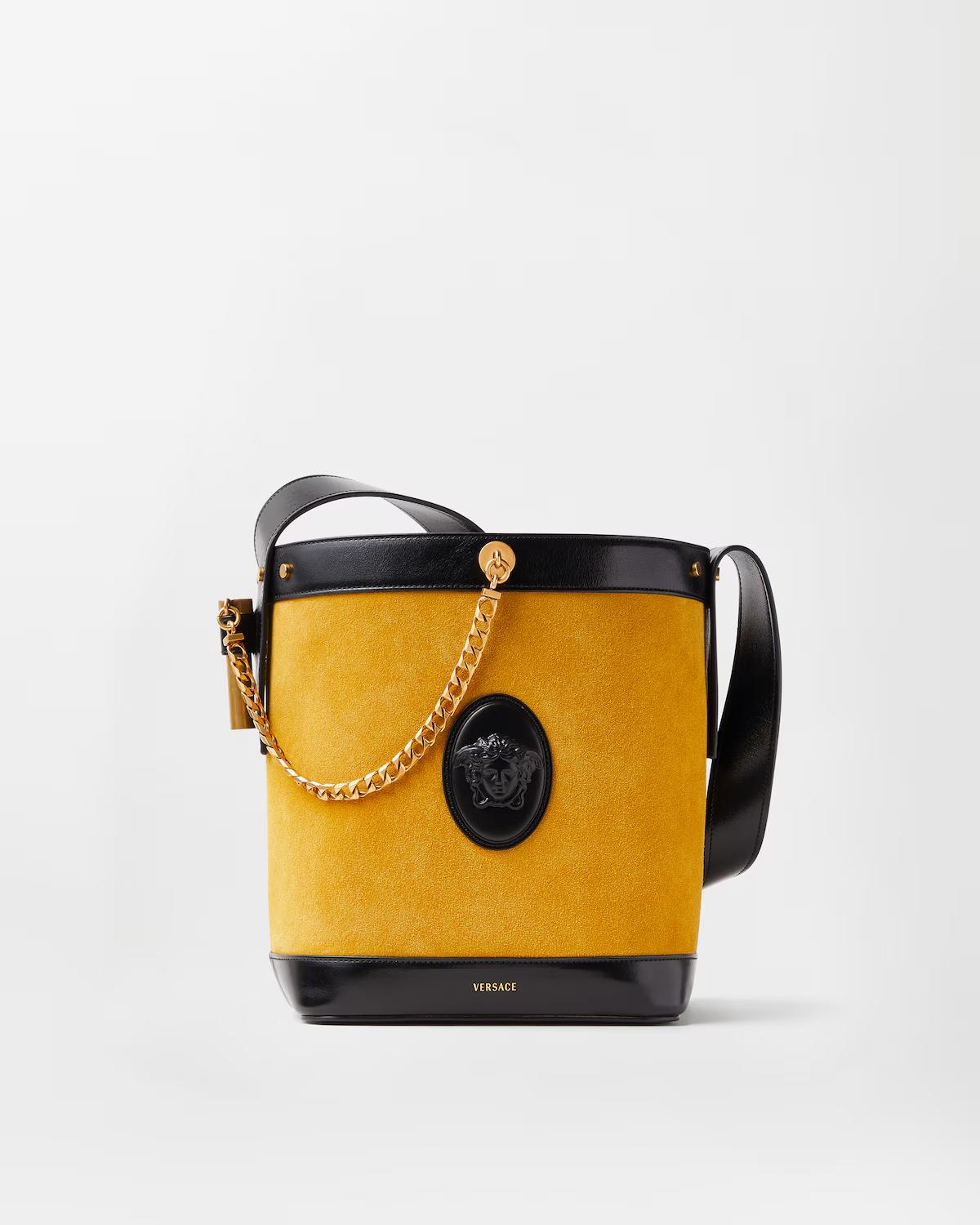 Pivot Small Suede Bucket Bag