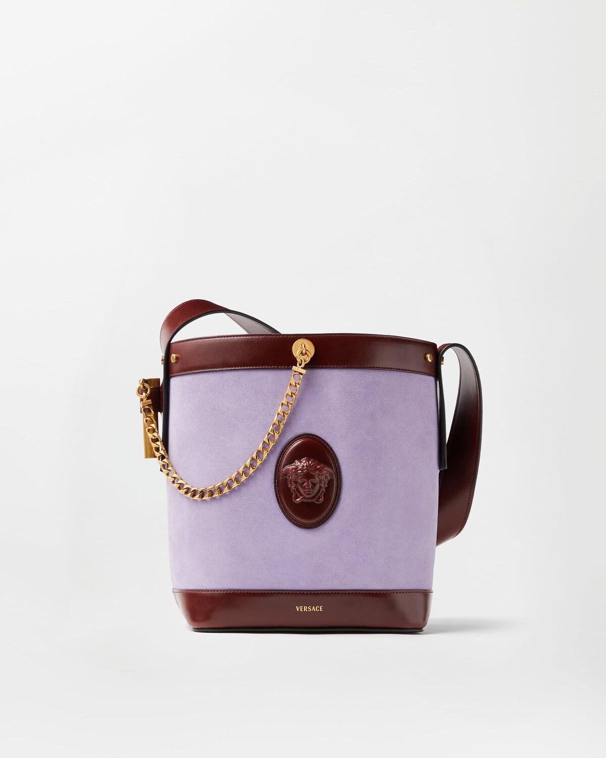 Pivot Small Suede Bucket Bag