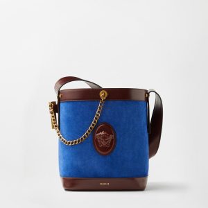 Pivot Small Suede Bucket Bag