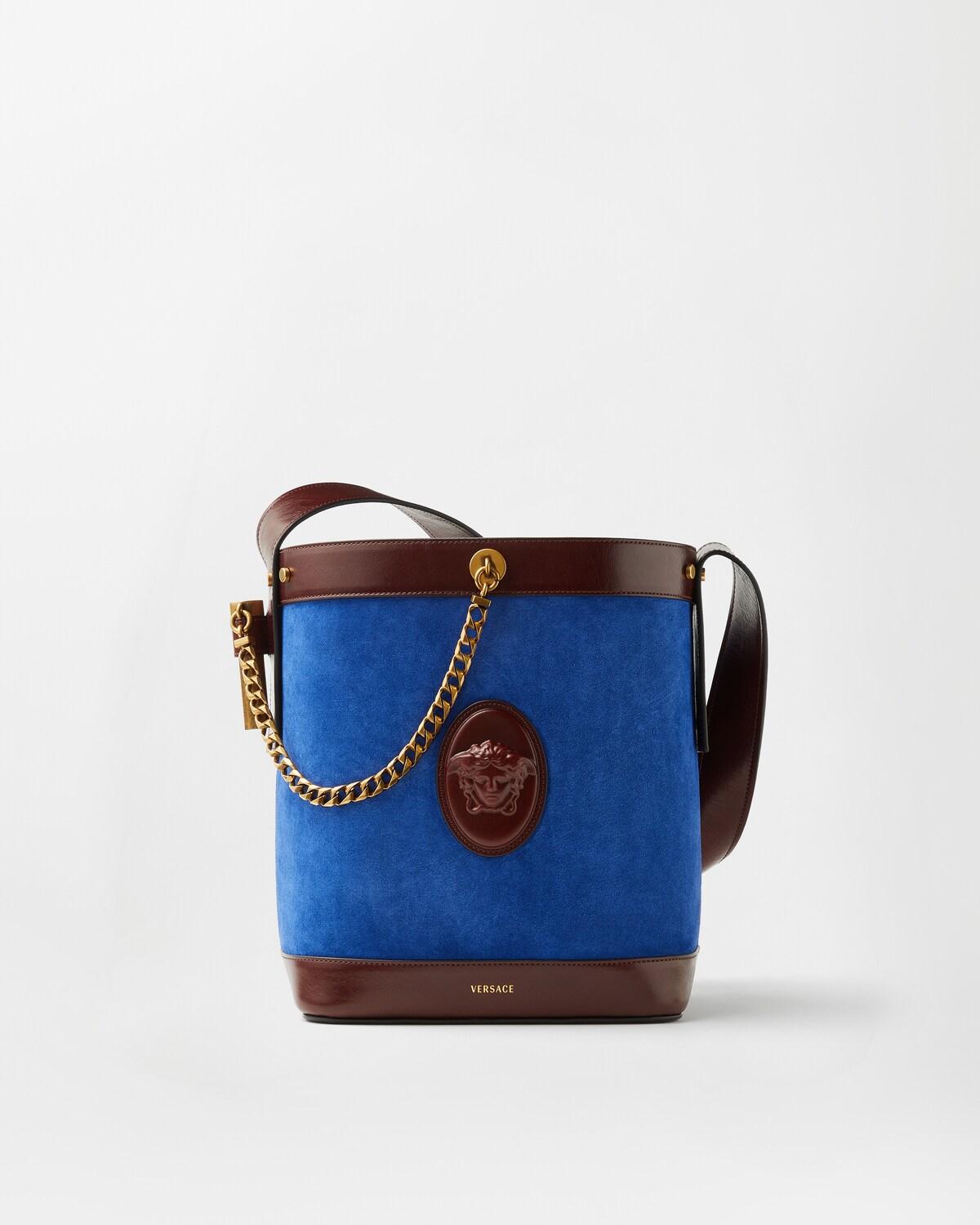 Pivot Small Suede Bucket Bag