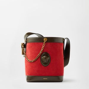 Pivot Small Suede Bucket Bag