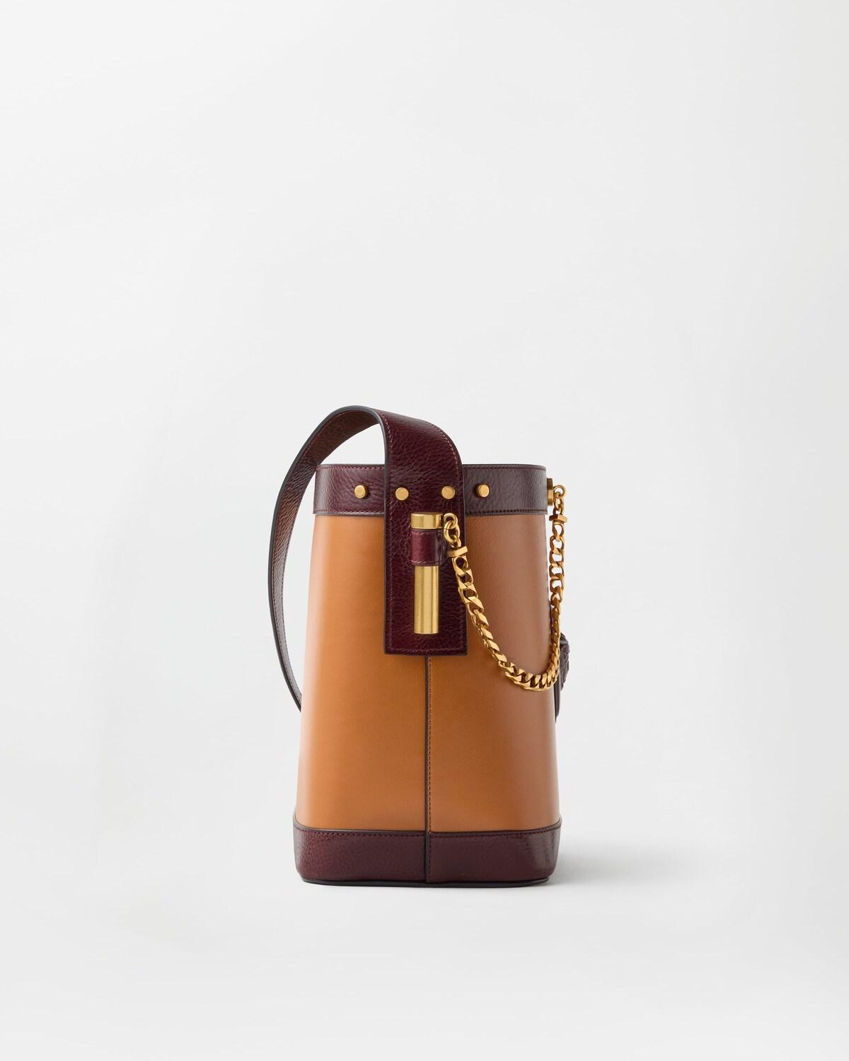 Pivot Small Leather Bucket Bag - Image 2