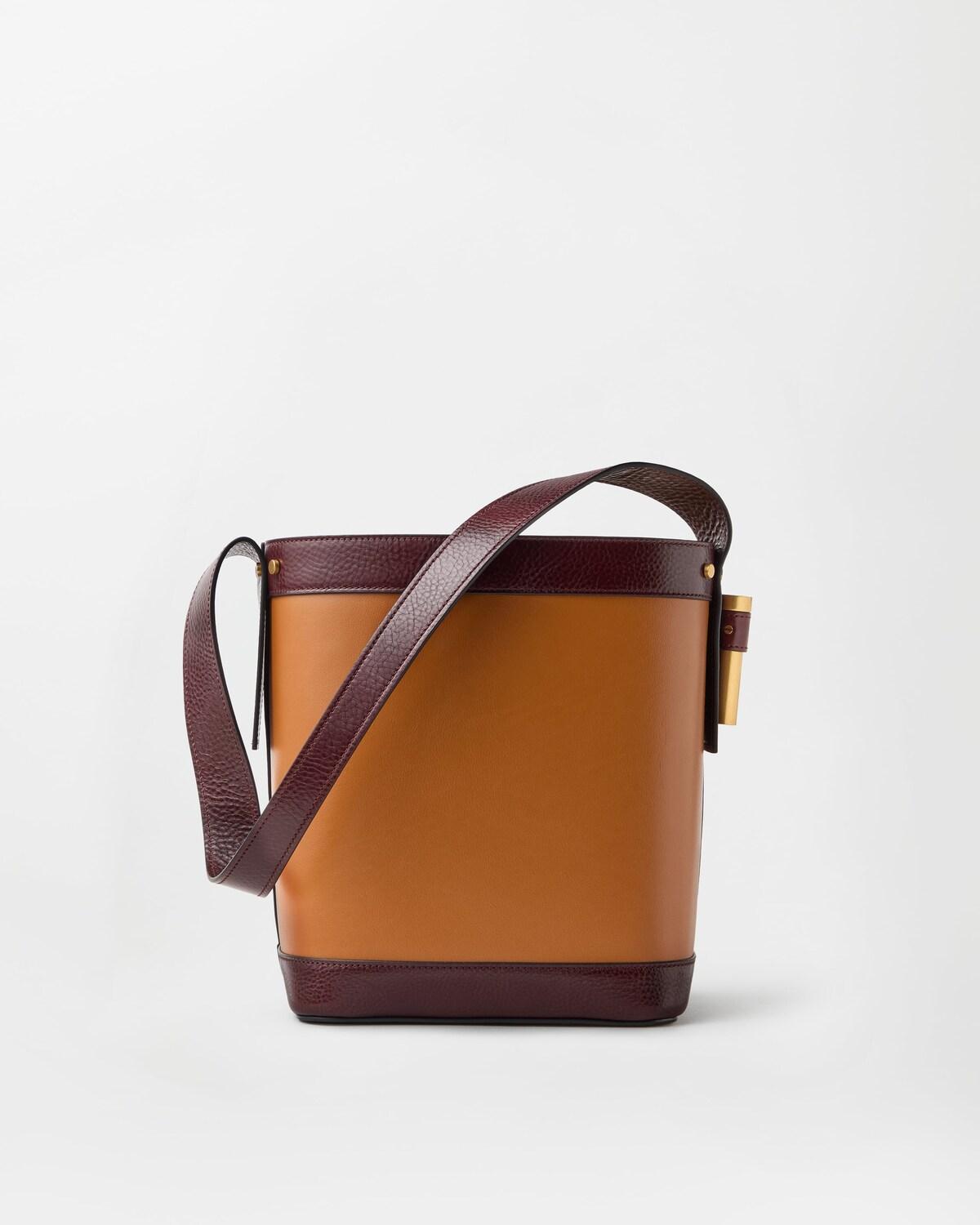 Pivot Small Leather Bucket Bag - Image 5