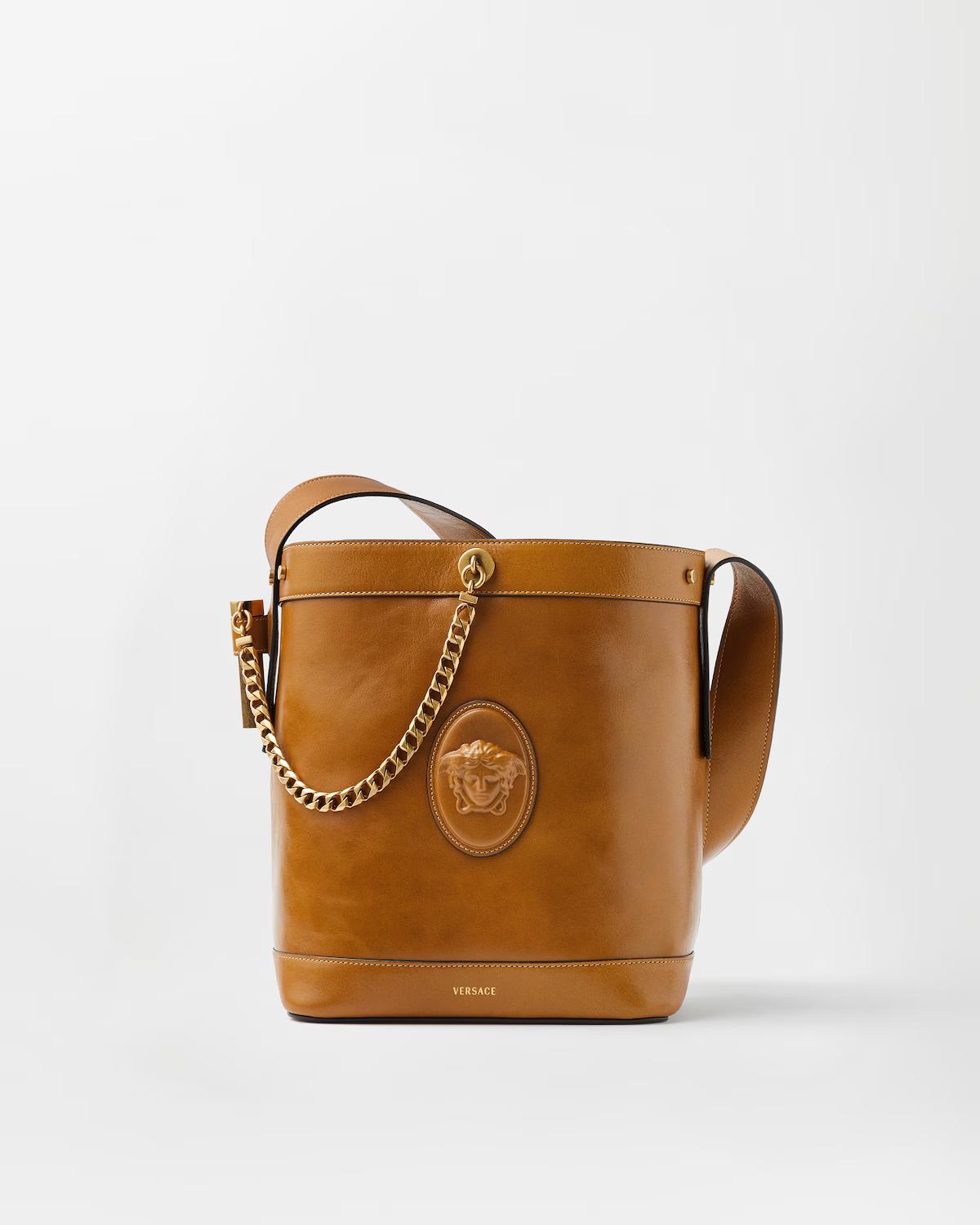 Pivot Small Leather Bucket Bag