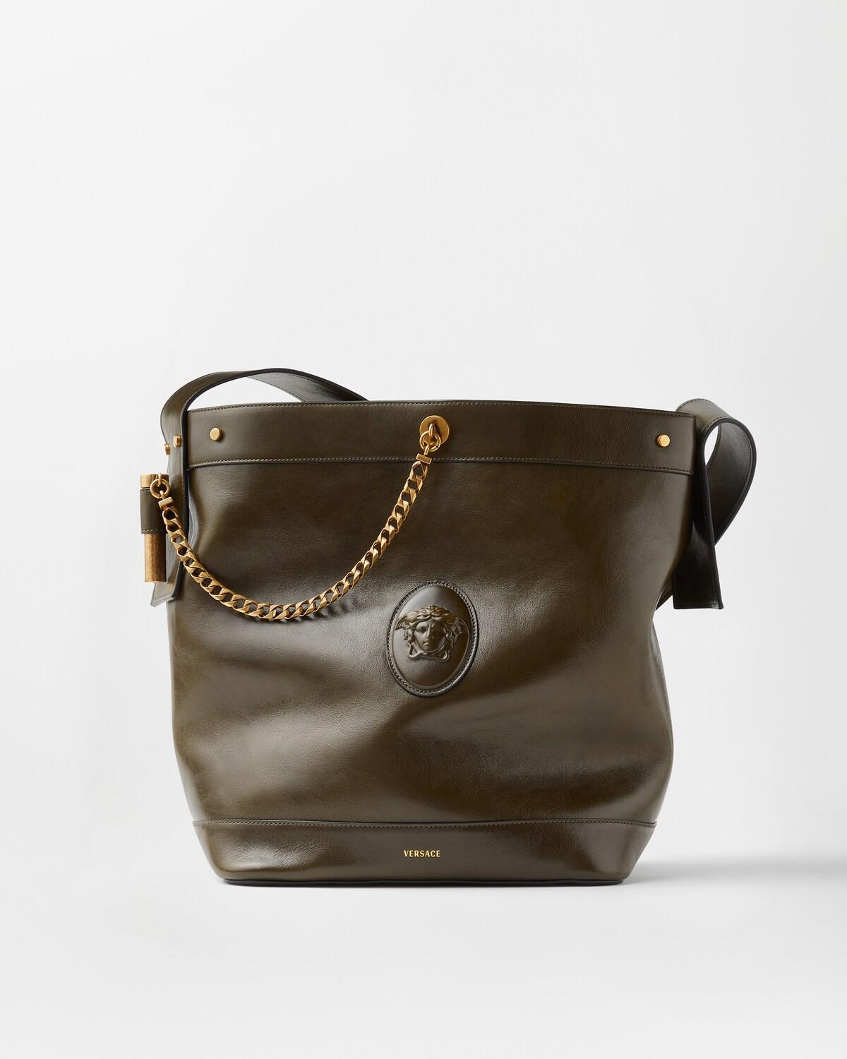 Pivot Large Leather Bucket Bag