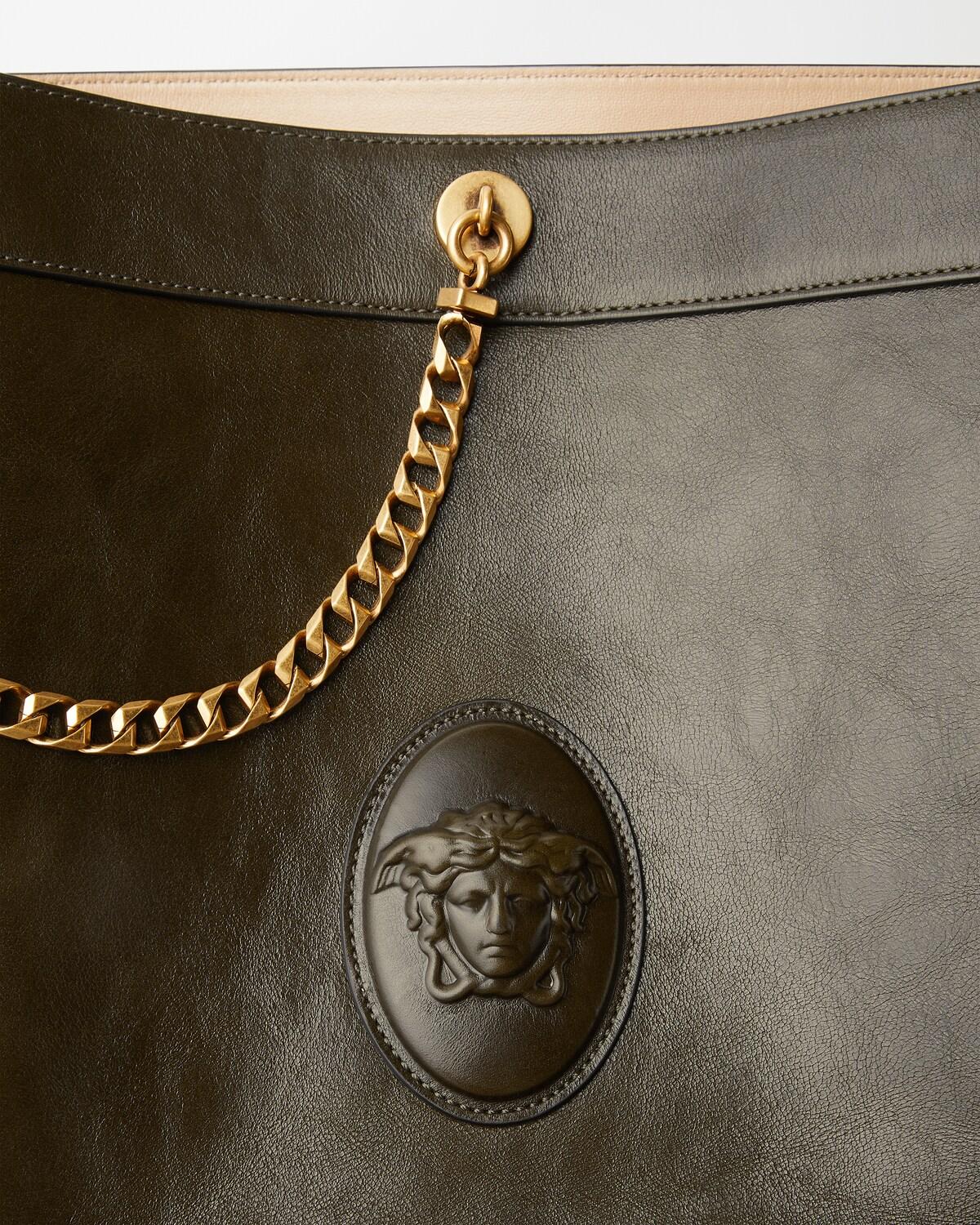 Pivot Large Leather Bucket Bag - Image 4