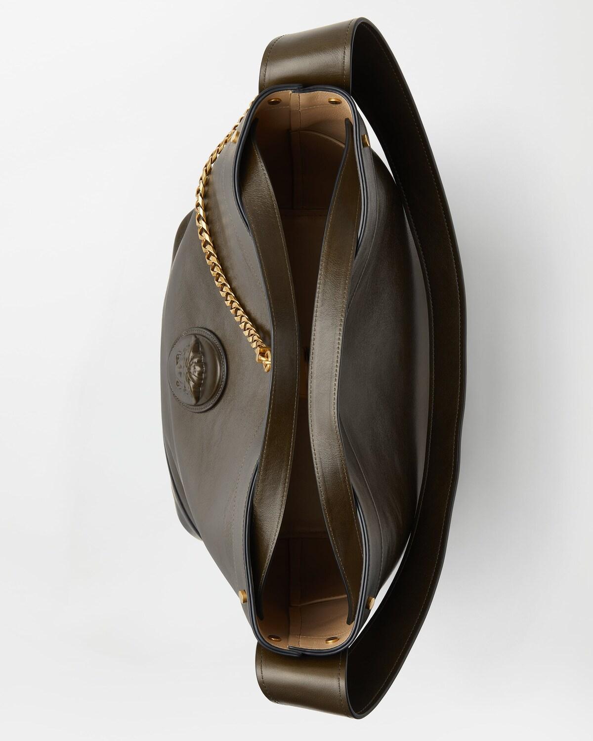 Pivot Large Leather Bucket Bag - Image 5