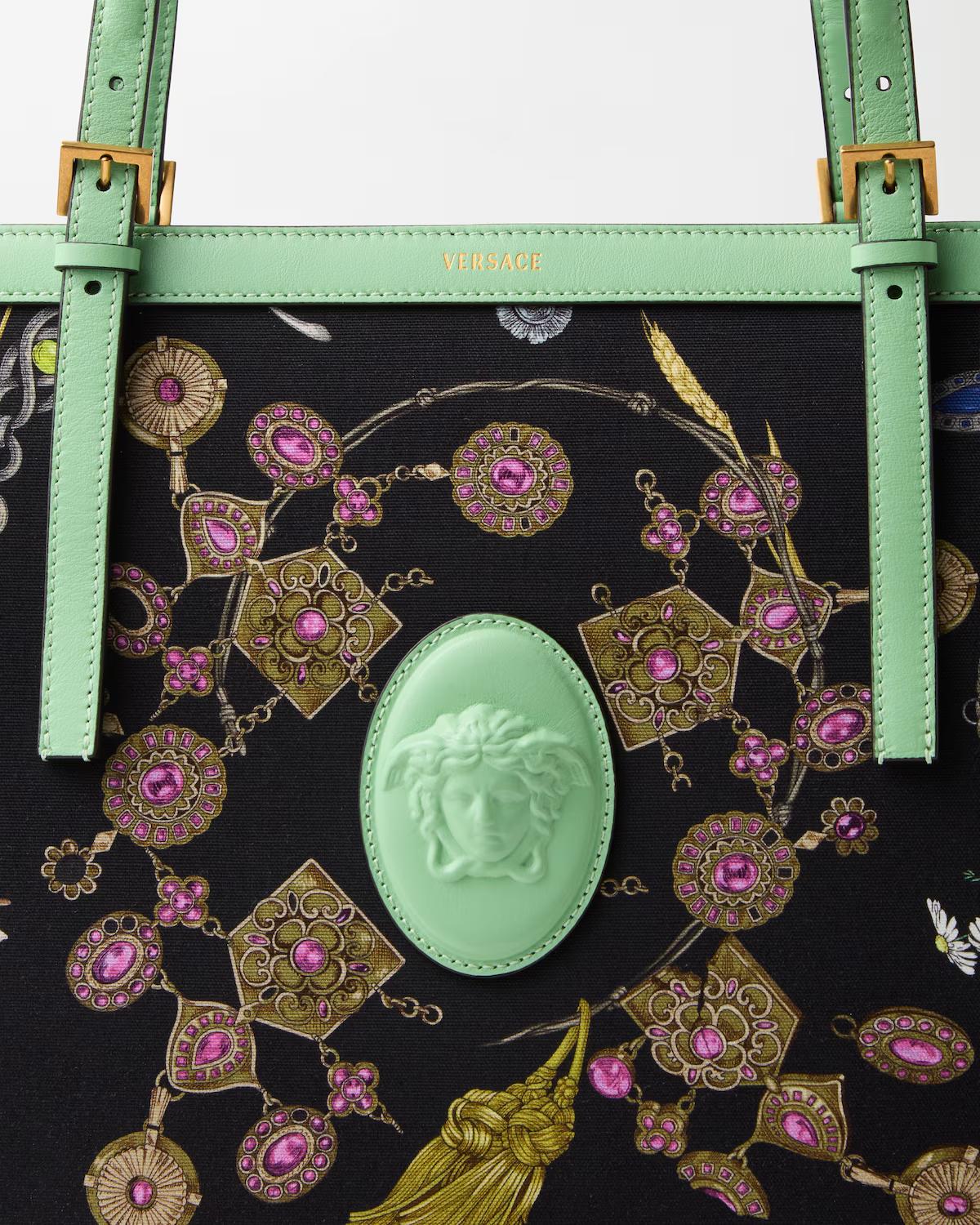 Rivi??re Printed Large Canvas Tote - Image 3